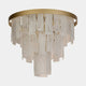 Marisa Gold - Flush Ceiling Light, 6 Light