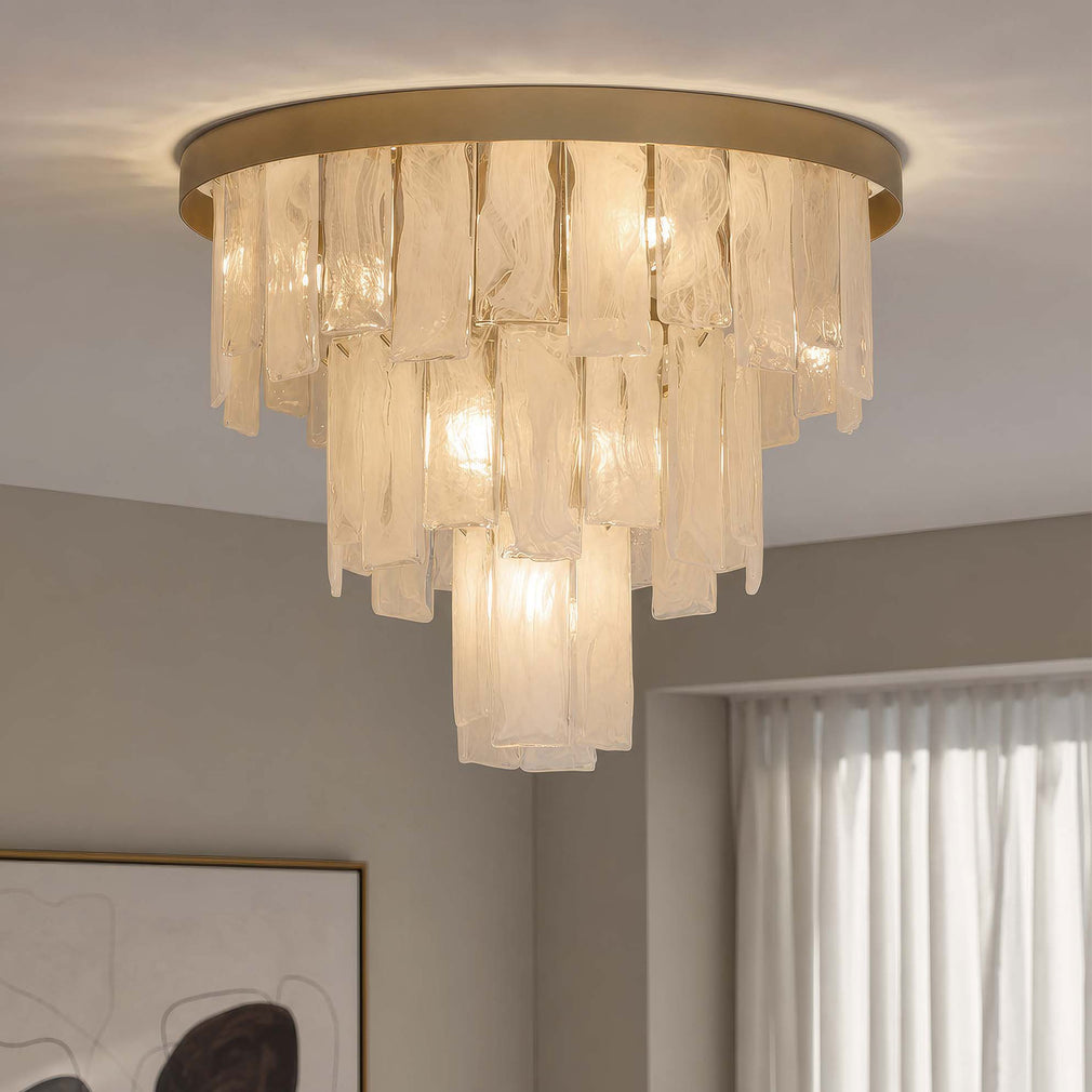 Marisa Gold - Flush Ceiling Light, 6 Light