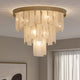 Marisa Gold - Flush Ceiling Light, 6 Light