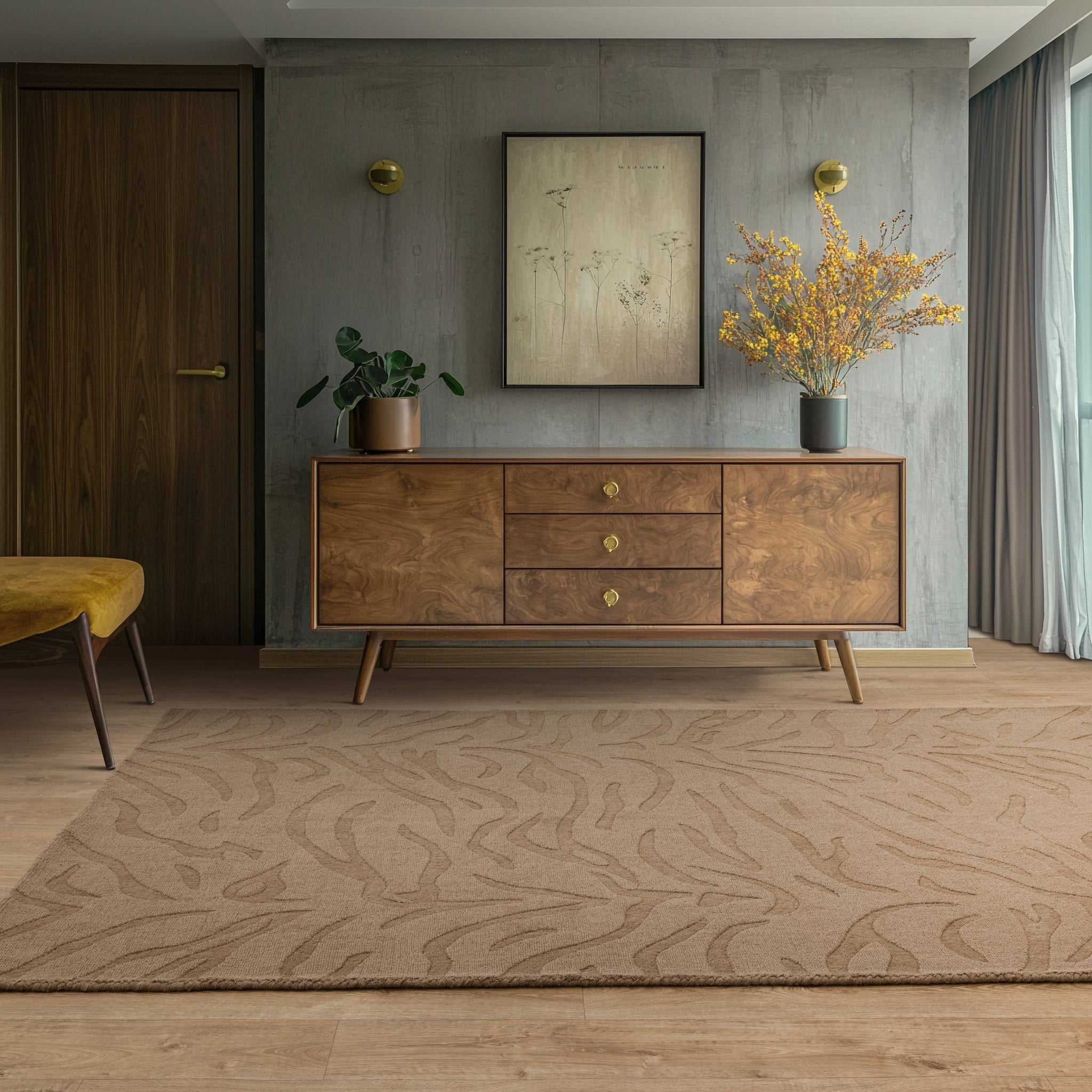 Tigra - Mocha Rug 200cm x 290cm