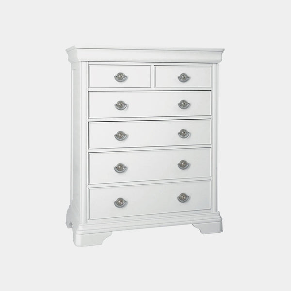 Lace - 2+4 Drawer Chest, White | Lowest Price