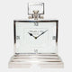 Bishopsgate - Nickel Mantel Clock, Small
