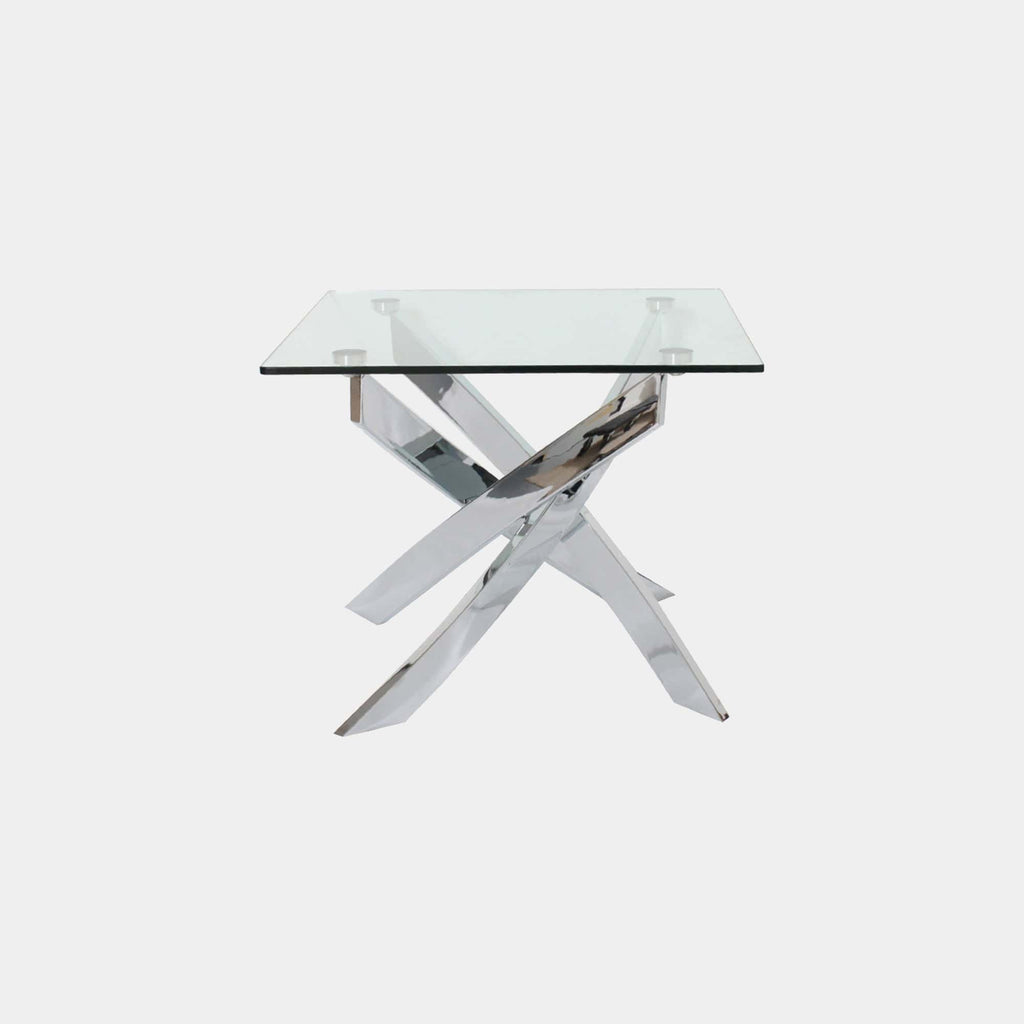 Puzzle Glass Lamp Table