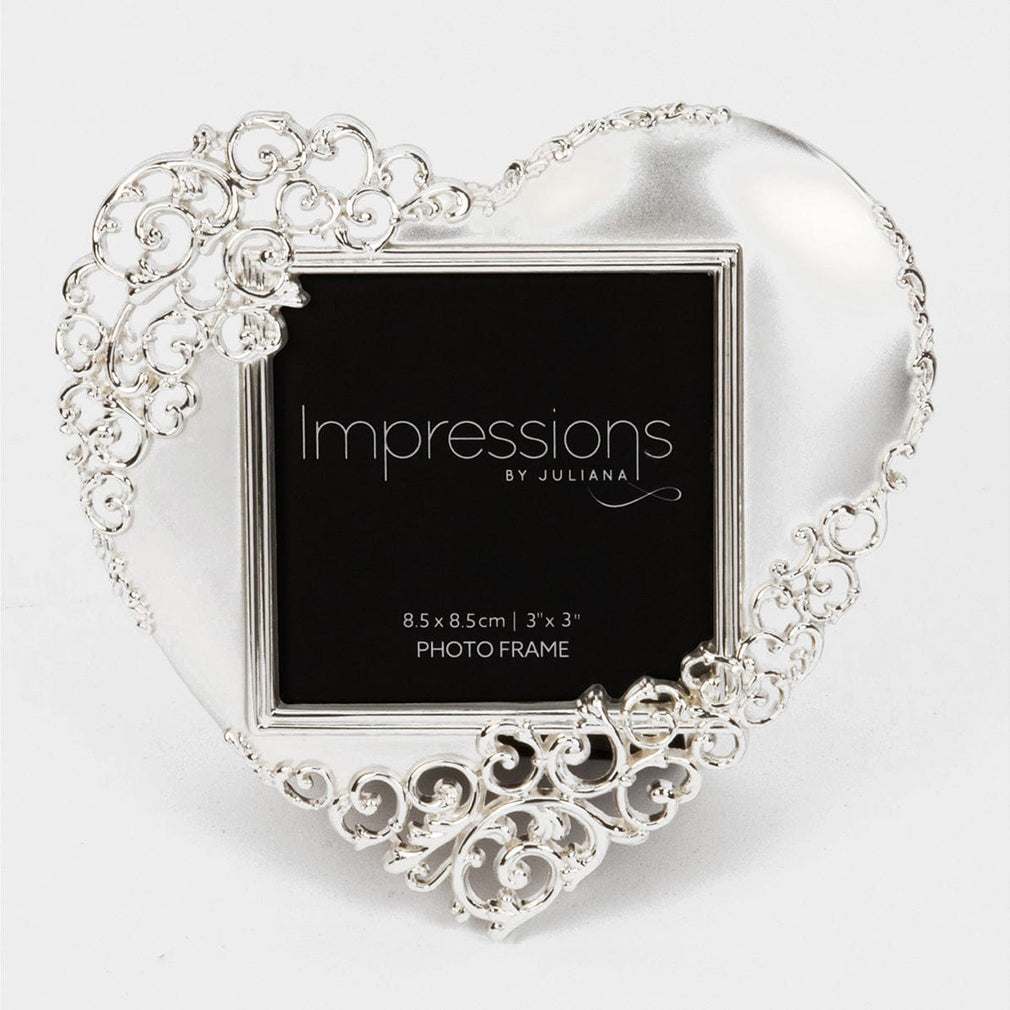 Photo Frame Scroll Heart Frame 3 x 3