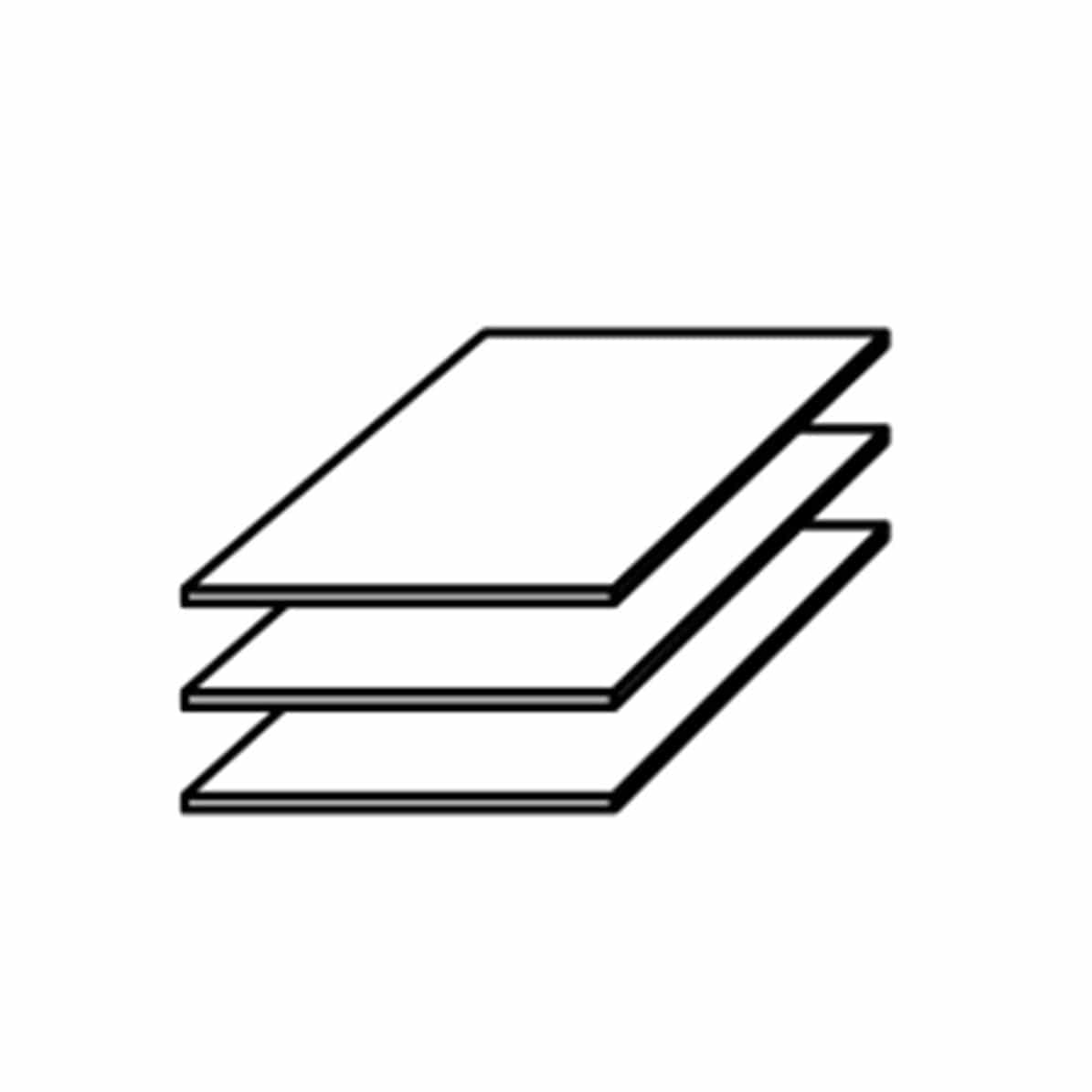 Ascot - Pack Of 3 48cm Shelves