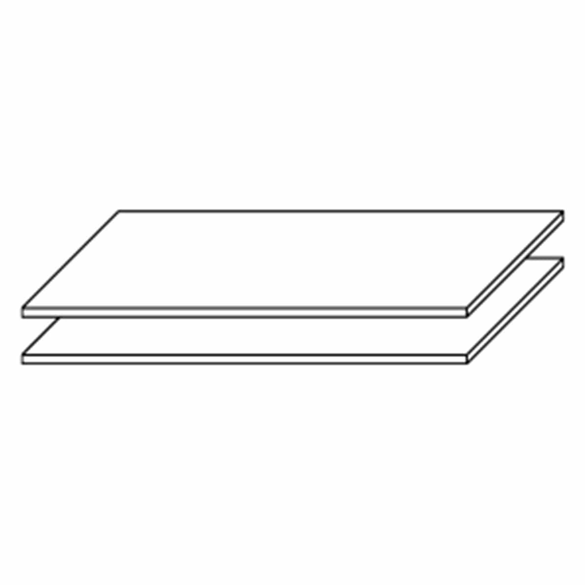 Reflection - Pack Of 2 111cm Shelves