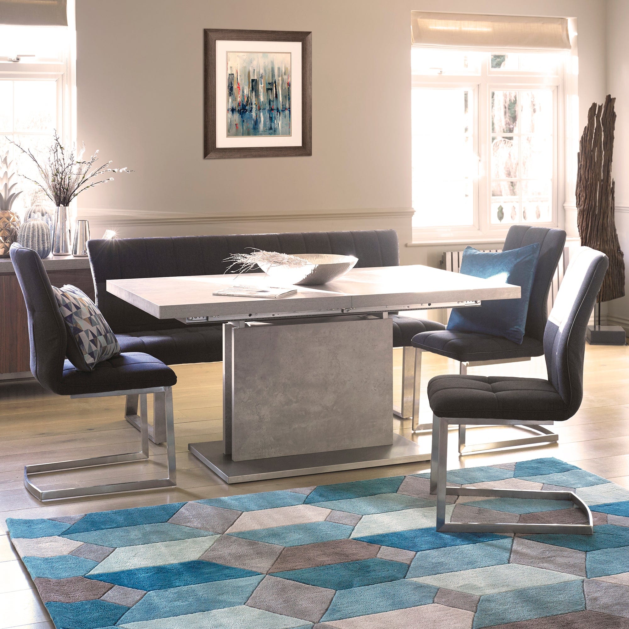 Amarna - 160cm Extending Dining Table