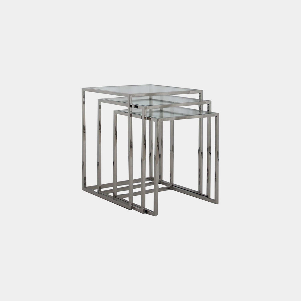Trento Glass Nest Tables
