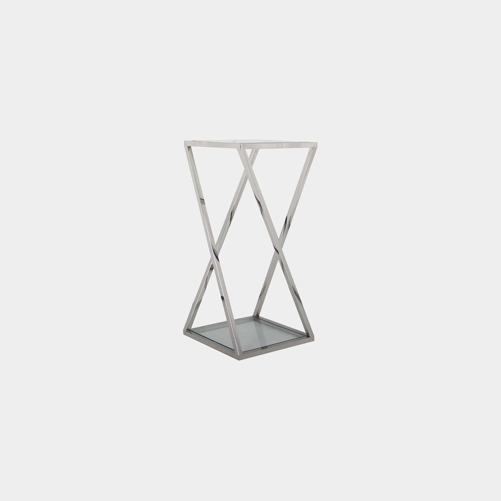 Large Glass Top Plant Table
