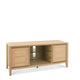 Entertainment Unit With Oak Finish