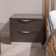 Treviso - Bedside Cabinet Small Silver Grey - Item As Pictured