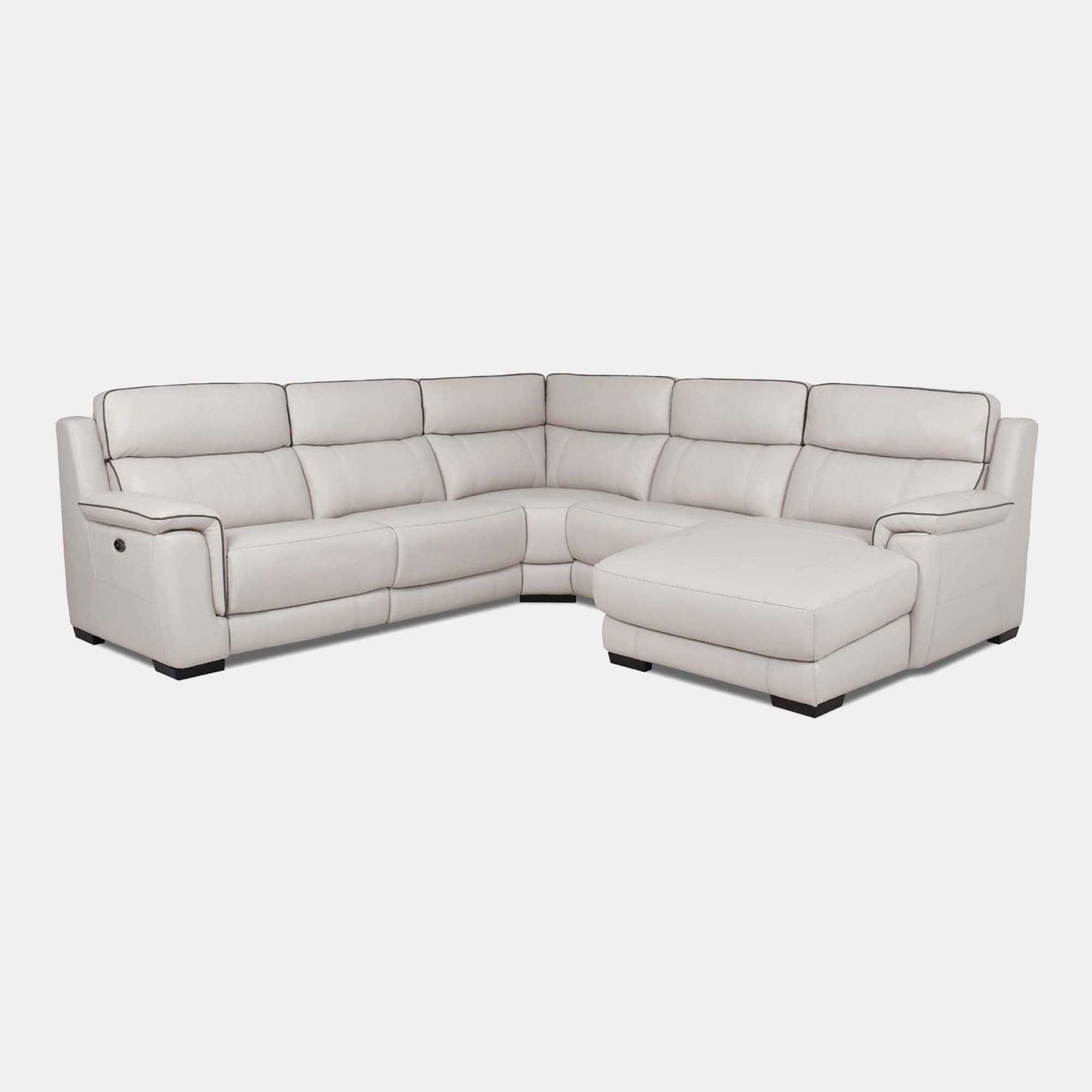 Chaise Corner Group In Cat 25 Full Leather