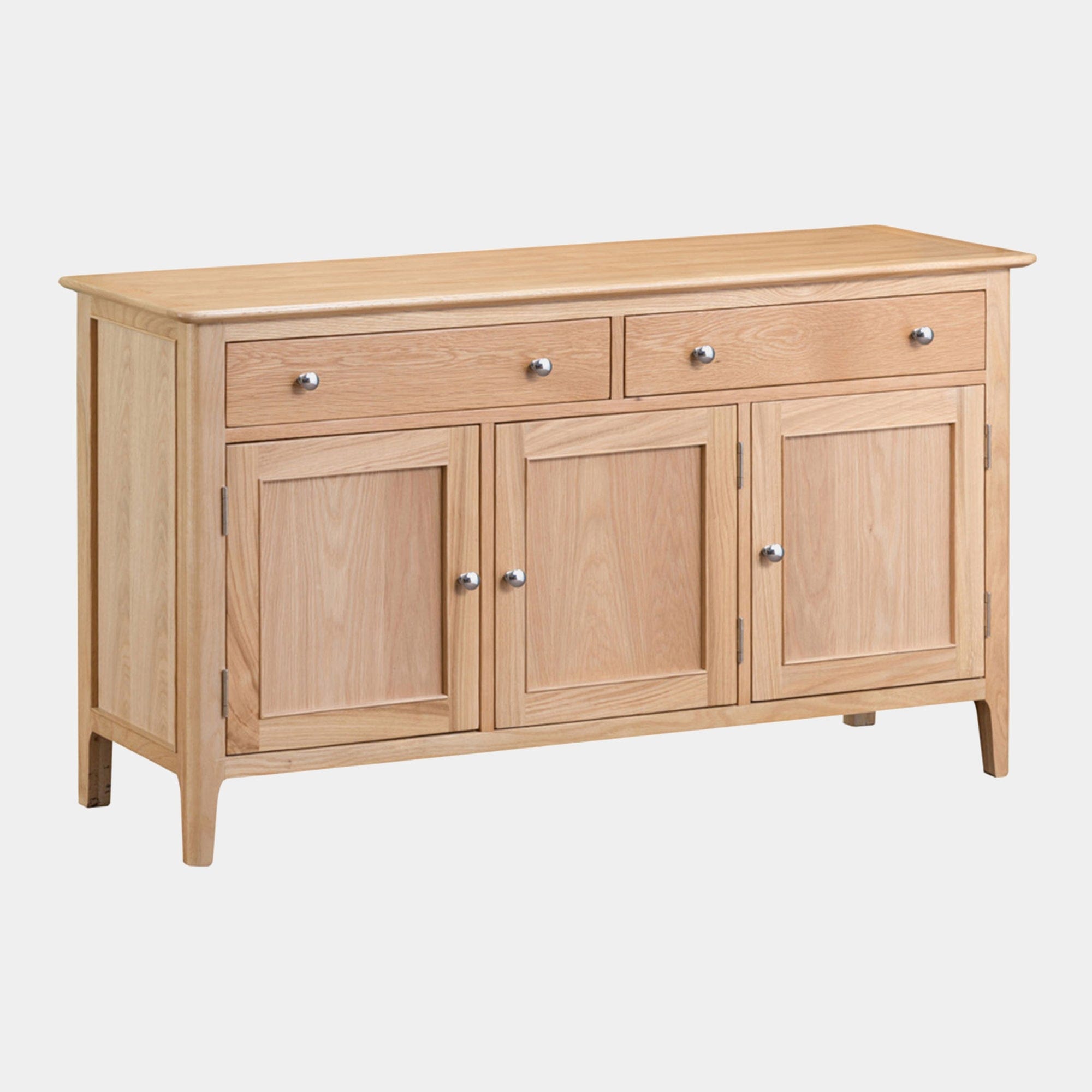 3 Door Sideboard Oak Finish