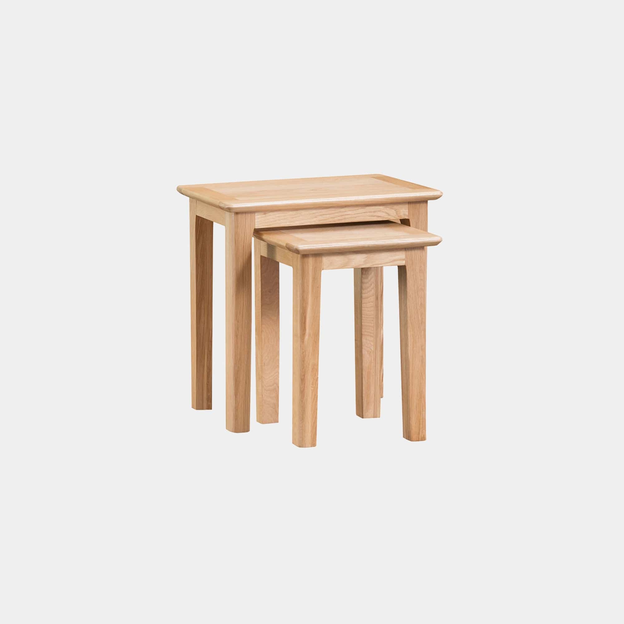 Suffolk - Nest of 2 Tables Oak Finish