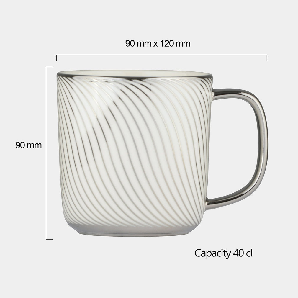 Swirl - Platinum Mug