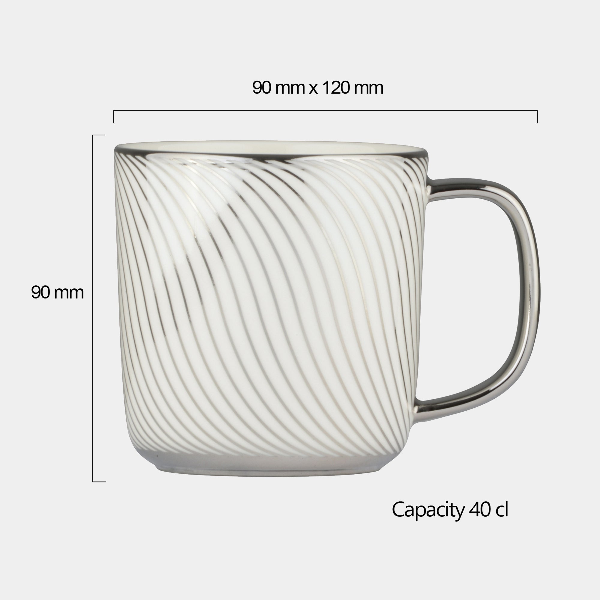 Swirl Mug Platinum (BA)