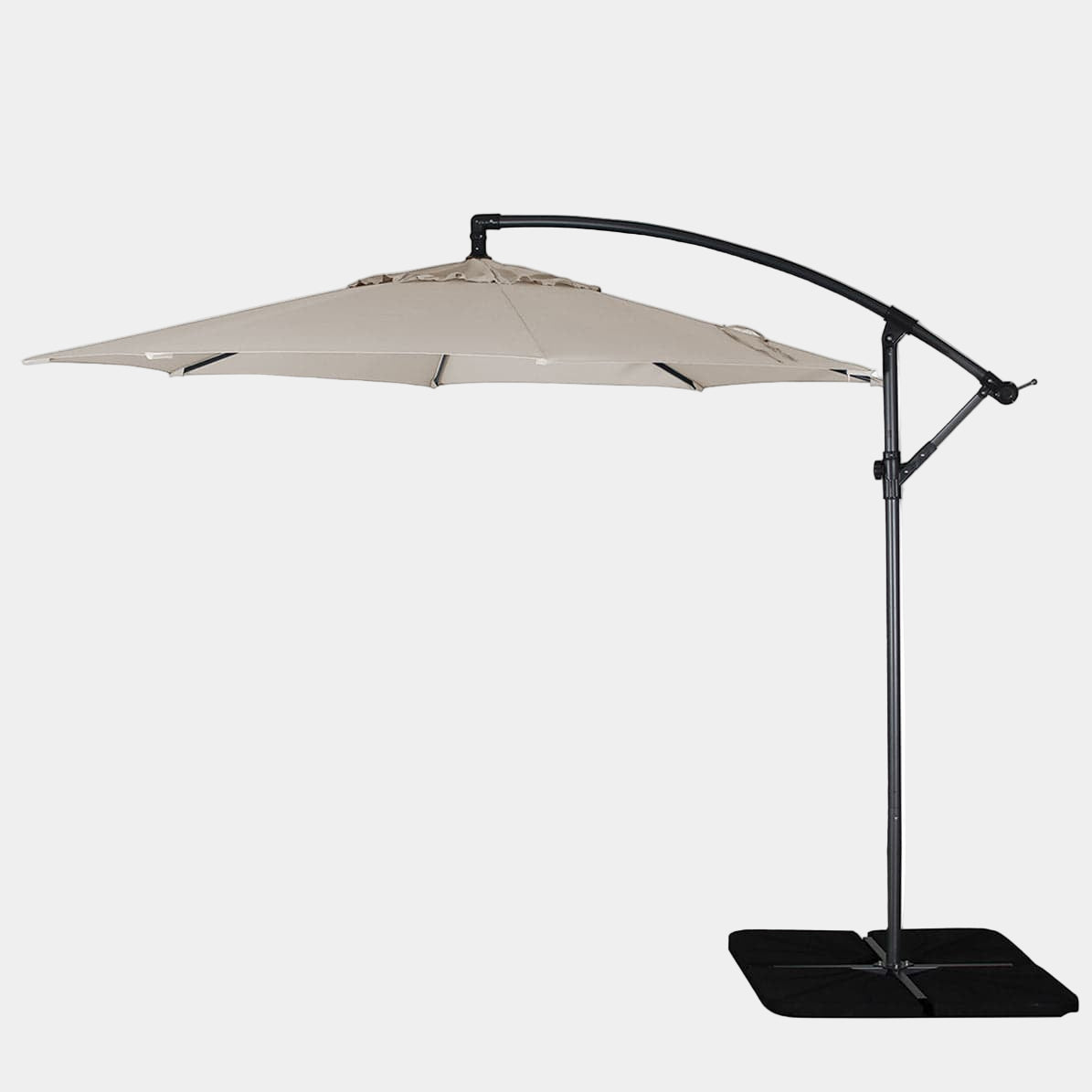 Genoa - 3m Free Arm Parasol In French Grey