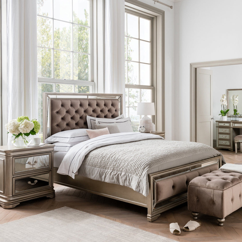 Royale - Deep Buttoned Storage Ottoman