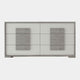 Large Chest of 6 Drawers Titanio/Silver Ash