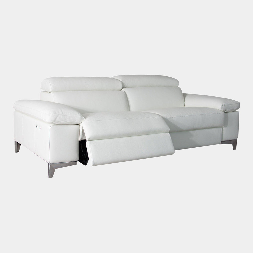 3 Seat Sofa With Power Recliners In Leather Cat CB