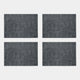 Tiffany Grey - Reversible Placemats, Set of 4