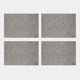 Tiffany Sky Grey - Reversible Placemats, Set of 4