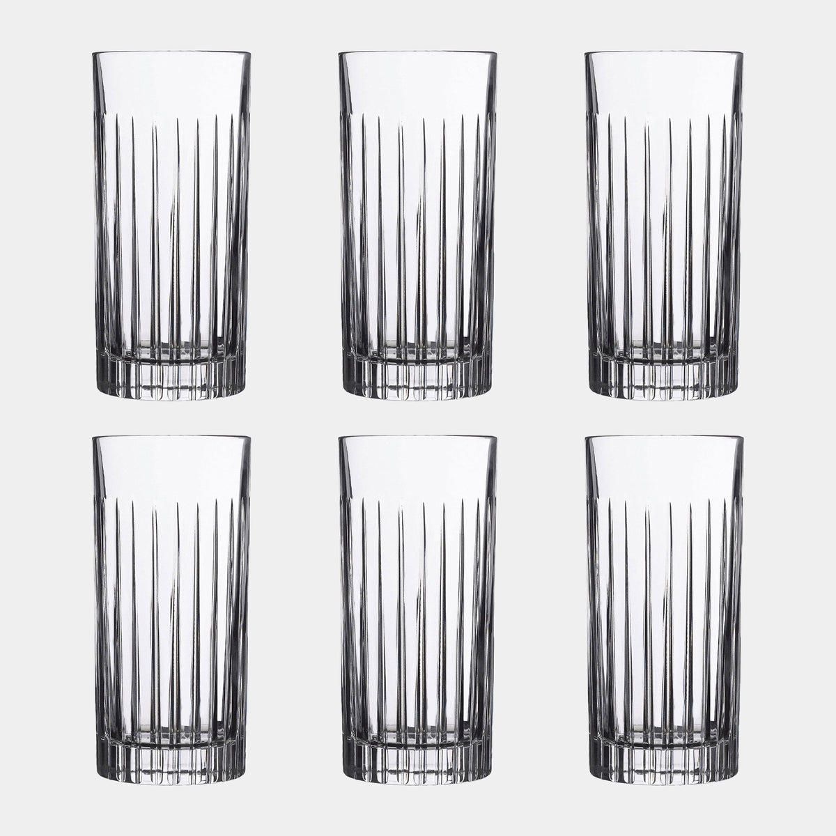 RCR Crystal Timeless - Hi Ball Glasses, Set Of 6