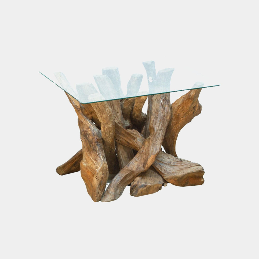 Twiggy Glass Coffee Table Square
