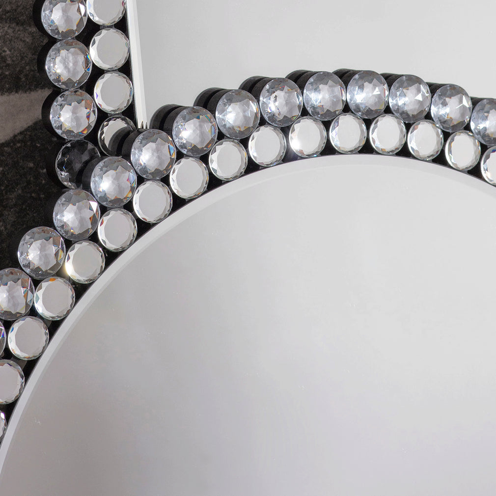 Andromeda Round Mirror Large (WG)