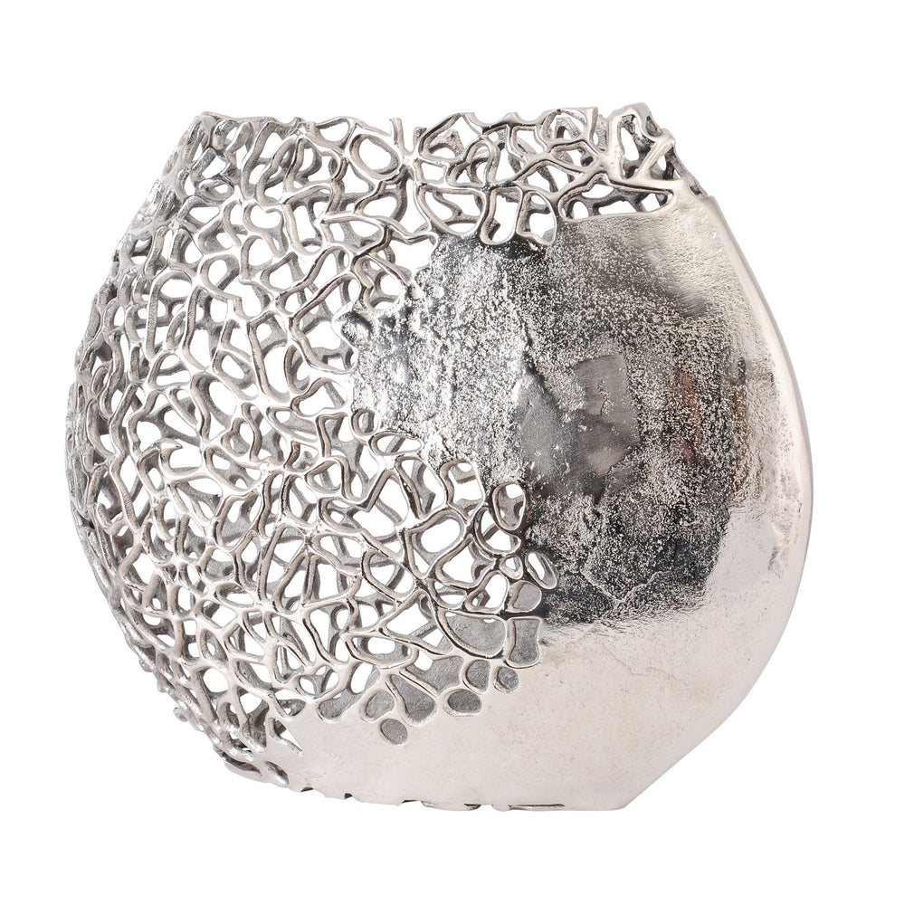 Flynn Vase Cast - Aluminium Large