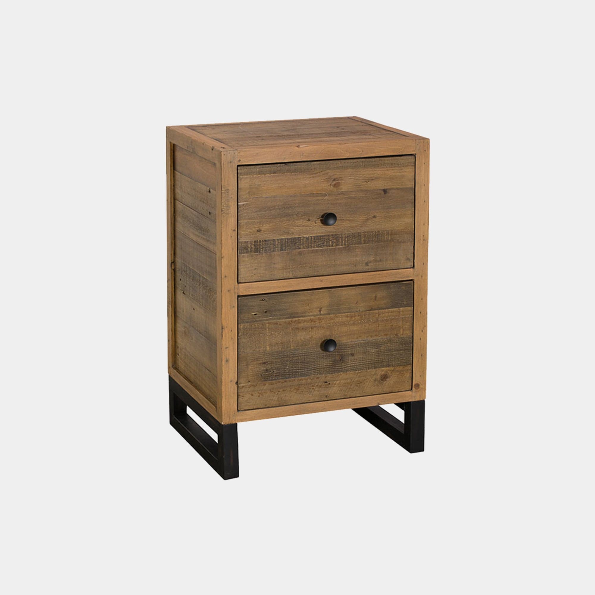 2 Drawer Filing Cabinet  Reclaimed Timber