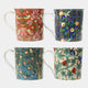 William Morris Birds - Mugs, Set of 4