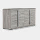 Large Chest of 6 Drawers Ash/Osage High Gloss Finish