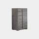 Tall Chest Of 5 Drawers Ash/Osage High Gloss Finish