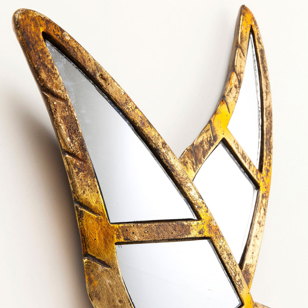 Gold Hummingbird - Decorative Wall Mirror