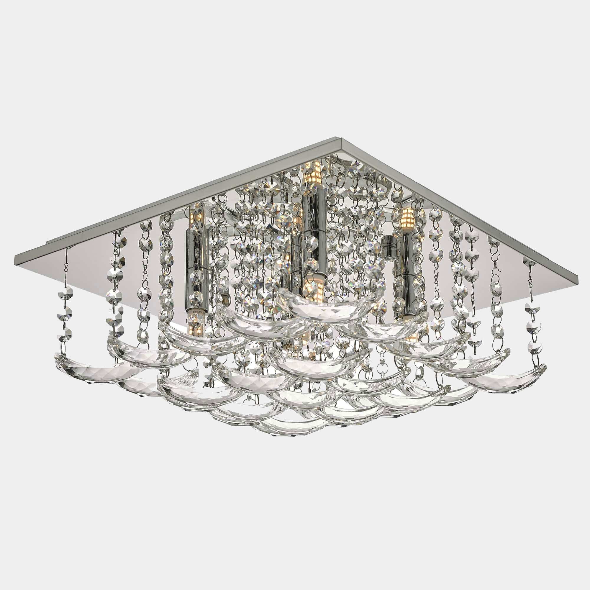 Flotilla 5 Light Crystal Flush