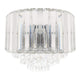 LA Collection Vienna Wall Light Crystal/Chrome