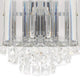 LA Collection Vienna Wall Light Crystal/Chrome