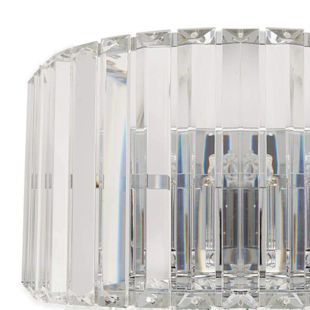 LA Collection Vienna Wall Light Crystal/Chrome