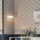 LA Collection Vienna Wall Light Crystal/Chrome