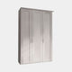 Milton  - 3 Plain Door 150cm Hinged-door Wardobe