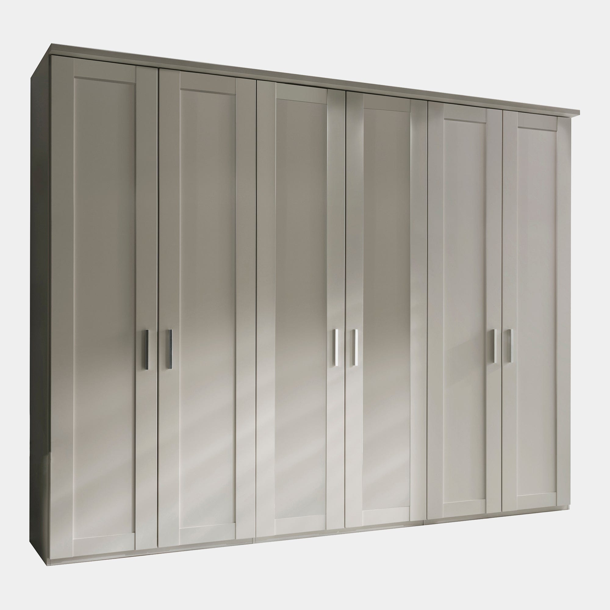 Milton  - 6 Plain Door 300cm Hinged-door Wardobe