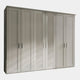 Milton  - 6 Plain Door 300cm Hinged-door Wardobe
