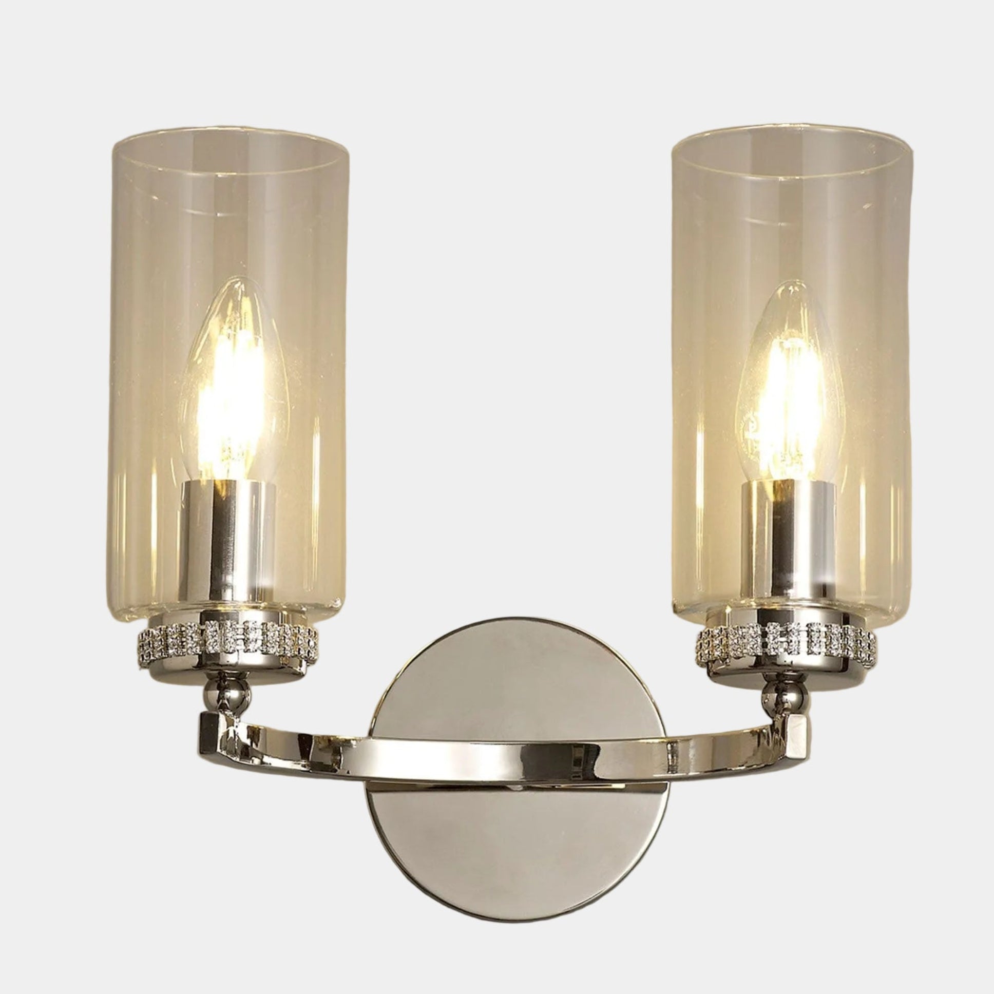 Kova Nickel - Wall Light, 2 Light