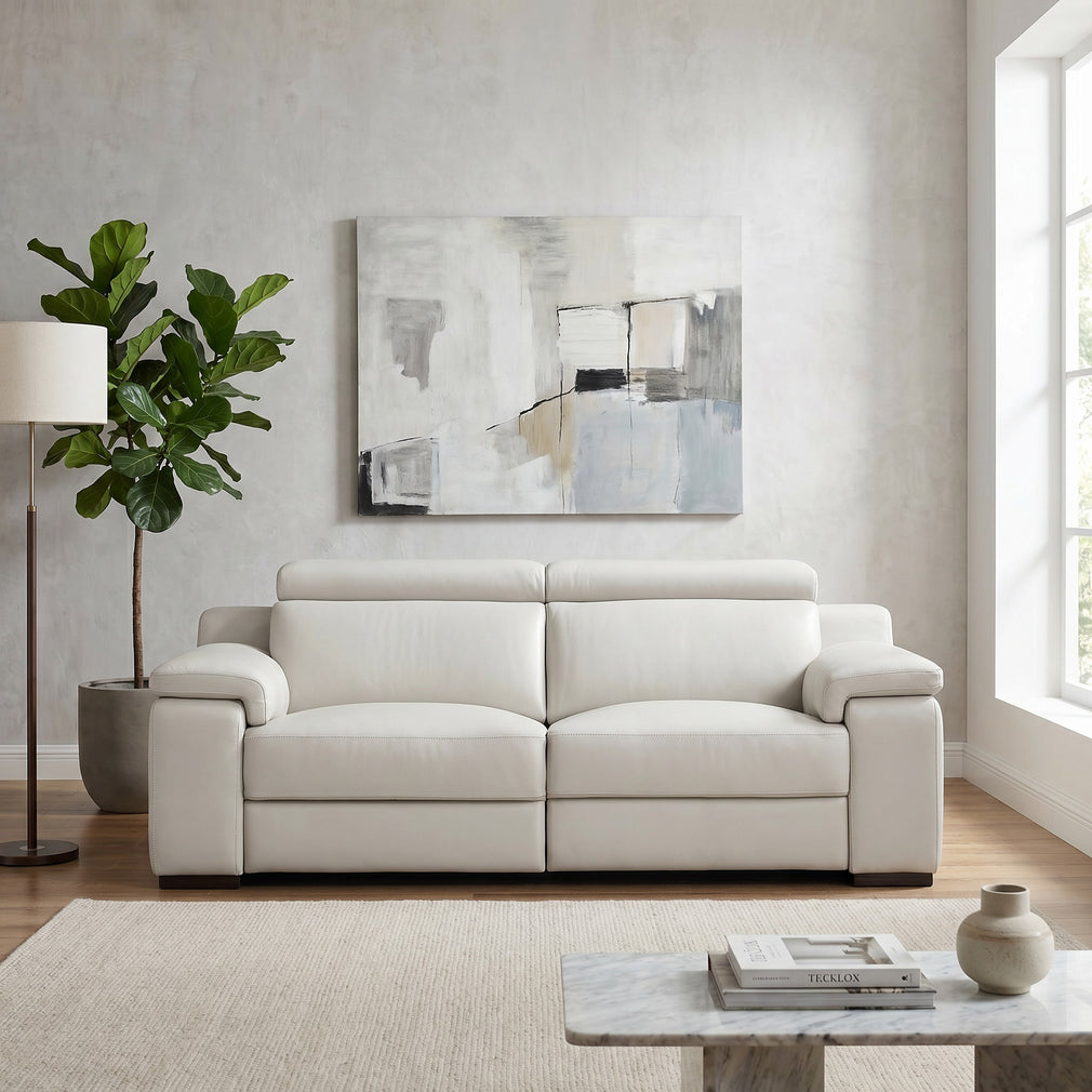 Selvino - 3 Seat Power Recliner Sofa, Leather