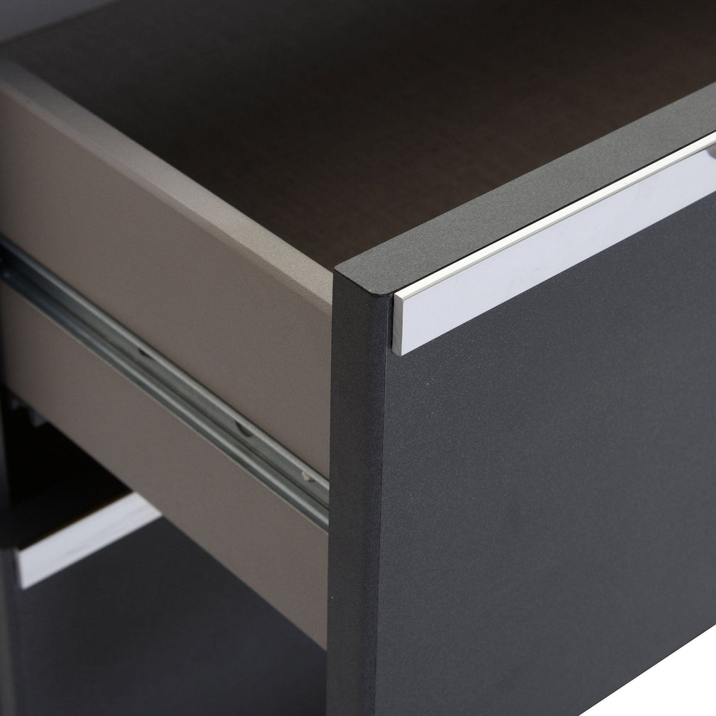 638N PG1 47cm 4 Drawer Bedside Table In Colour Finish  Self Assembly Required