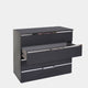 645T PG1 94cm 4 Drawer Chest In Colour With Horizontal Trim Self Assembly Required