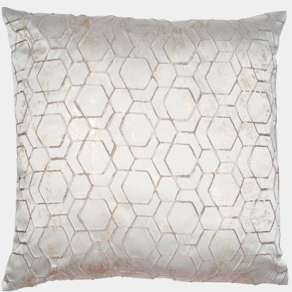 Jaan Antique Silver Cushion 50x50cm