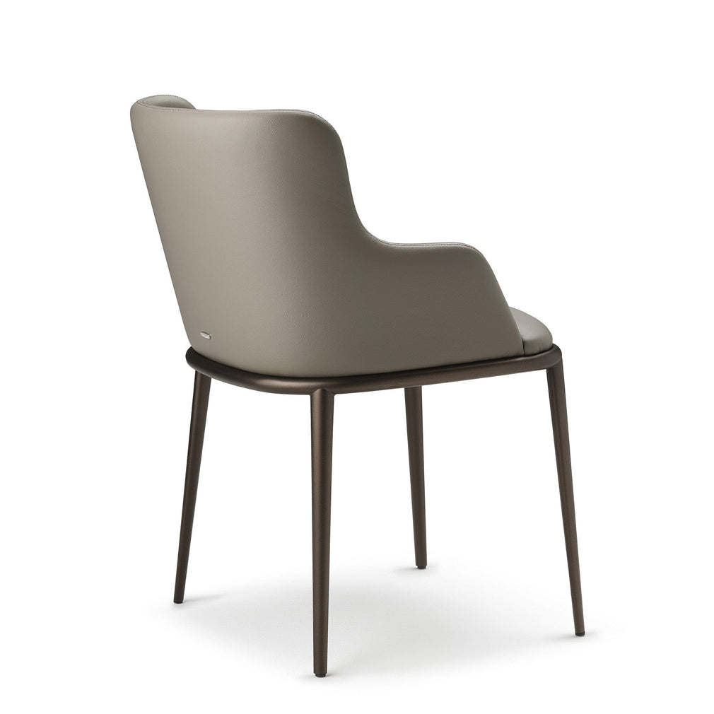 Cattelan Italia Magda ML - Dining Chair With Arms In Synthetic Leather