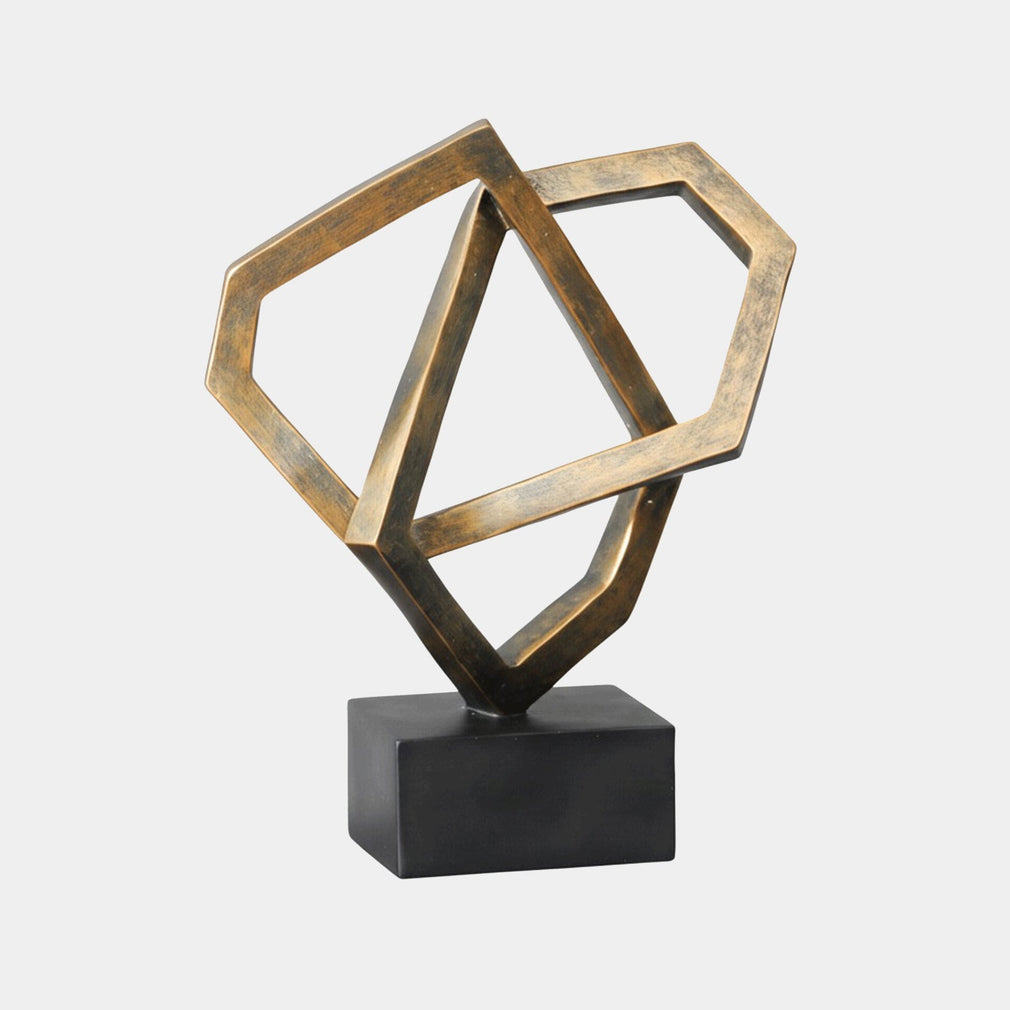 Cubist - Vintage Bronze Sculpture
